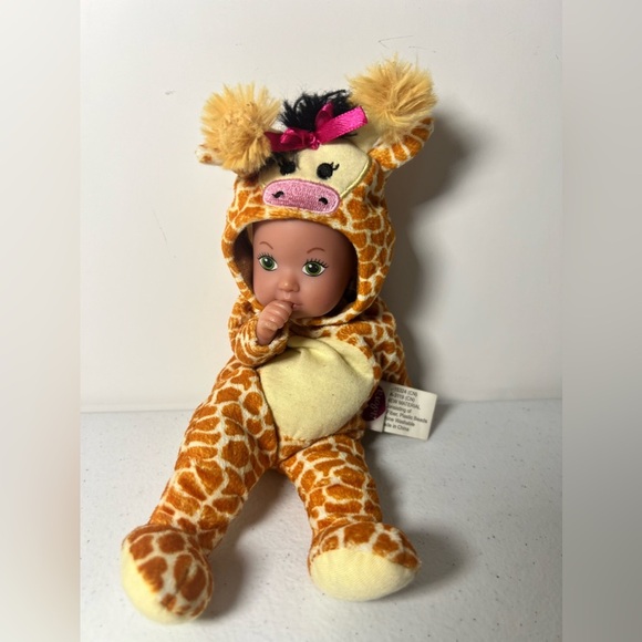 Adora Safaritime Plush Stuffed Animal Giraffe Baby Doll 2014 Thumb Suck Beanie - Picture 1 of 10